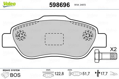 VALEO 598696