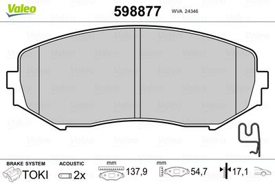 VALEO 598877