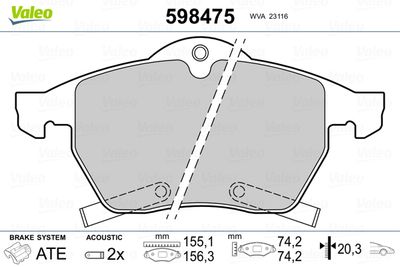 VALEO 598475