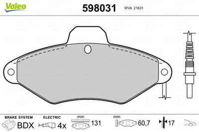 VALEO 598031