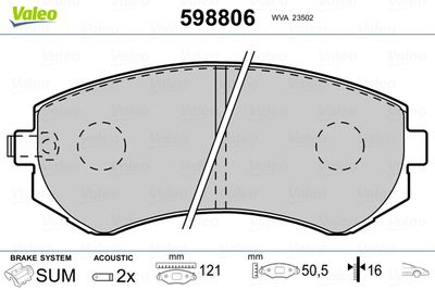 VALEO 598806