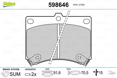 VALEO 598646