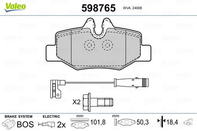 VALEO 598765