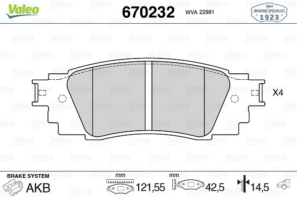 VALEO 670232