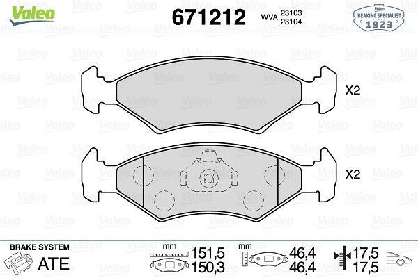 VALEO 671212