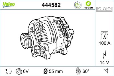 VALEO 444582 VALEO 444582