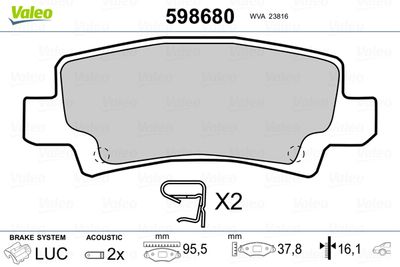 VALEO 598680