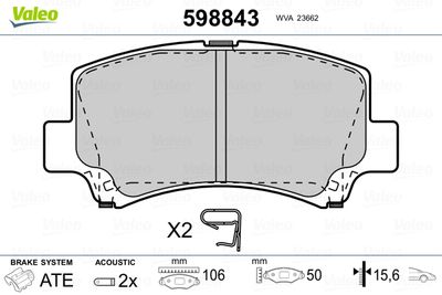 VALEO 598843