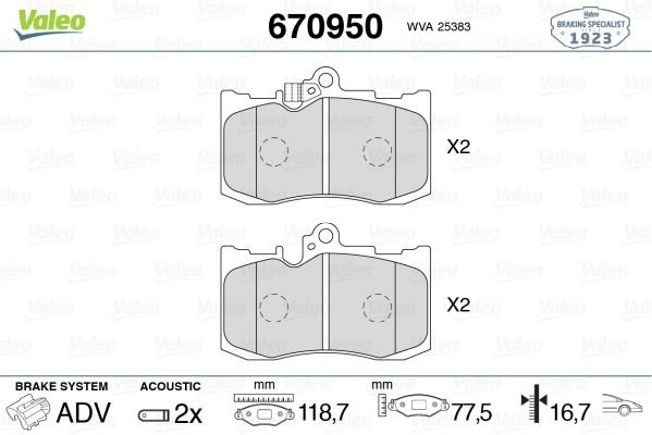 VALEO 670950