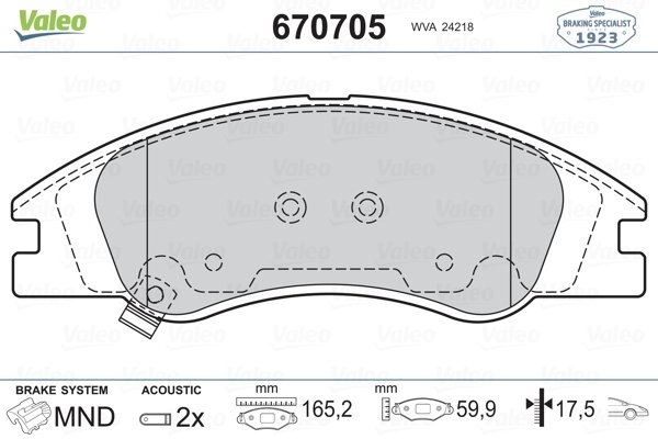 VALEO 670705