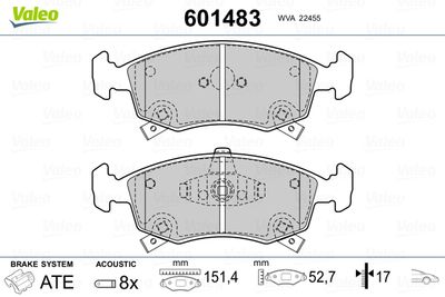 VALEO 601483 VALEO 601483
