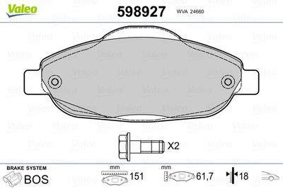 VALEO 598927