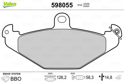 VALEO 598055