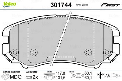 VALEO 301744