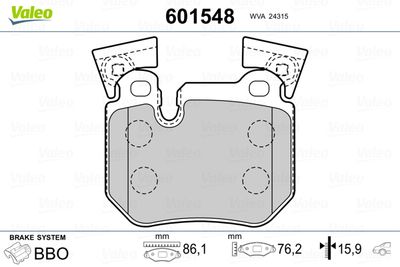 VALEO 601548