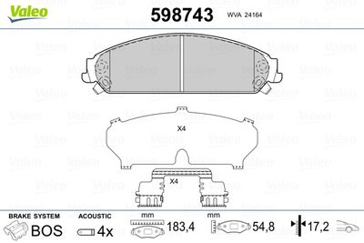 VALEO 598743