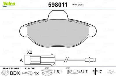 VALEO 598011