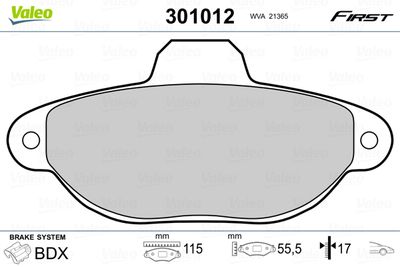 VALEO 301012