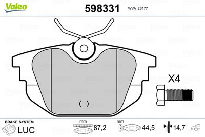 VALEO 598331