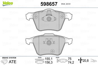 VALEO 598657