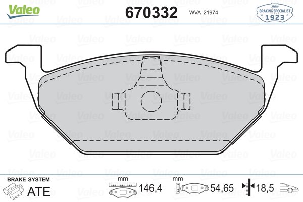 VALEO 670332 VALEO 670332