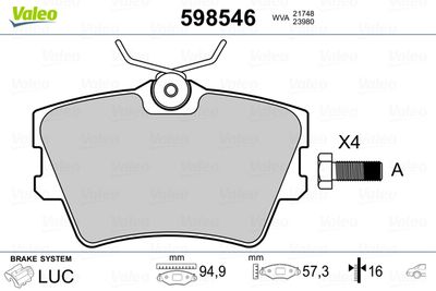 VALEO 598546