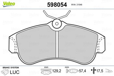 VALEO 598054