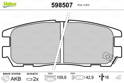 VALEO 598507