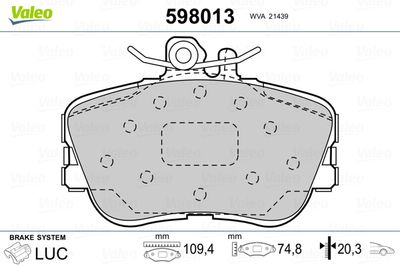 VALEO 598013