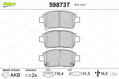 VALEO 598737