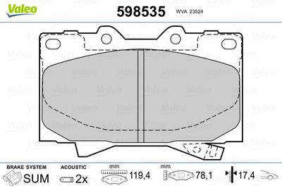 VALEO 598535