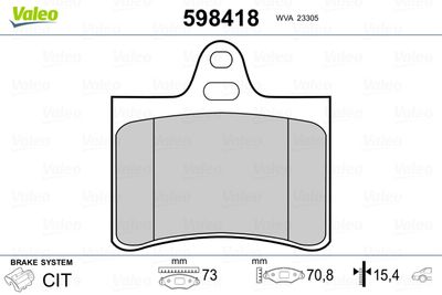 VALEO 598418