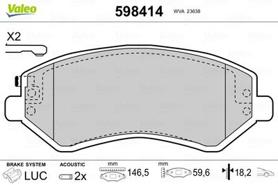 VALEO 598414