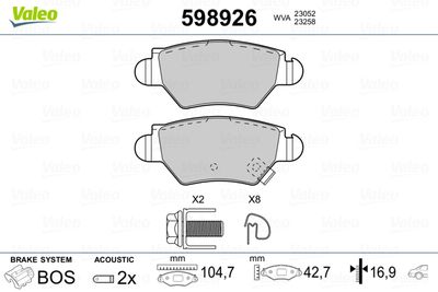 VALEO 598926