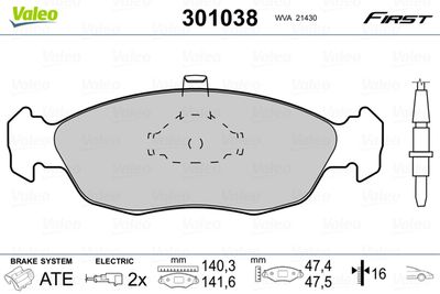 VALEO 301038