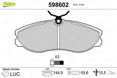 VALEO 598602