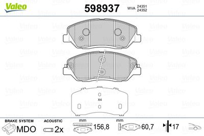 VALEO 598937