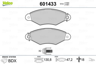 VALEO 601433