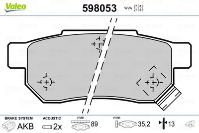 VALEO 598053