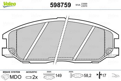 VALEO 598759