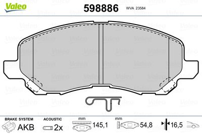 VALEO 598886