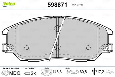 VALEO 598871