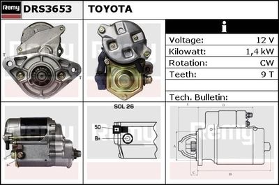 REMY DRS3653