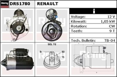 REMY DRS1780