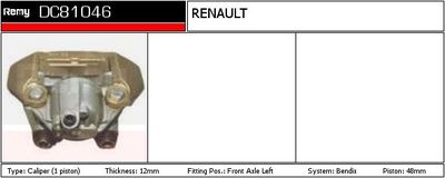 REMY DC81046 REMY DC81046