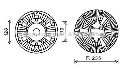 AVA QUALITY COOLING DFC055 AVA QUALITY COOLING DFC055