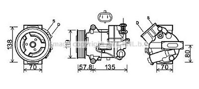 AVA QUALITY COOLING OLAK496