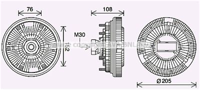 AVA QUALITY COOLING DFC080 AVA QUALITY COOLING DFC080