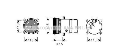 AVA QUALITY COOLING OLAK493