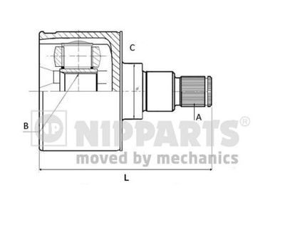 NIPPARTS N2834004 NIPPARTS N2834004